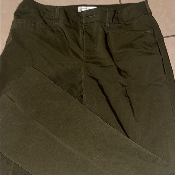 Christopher & Banks Pants - Christopher & Banks Women's Dark Olive Boot Cut Pants